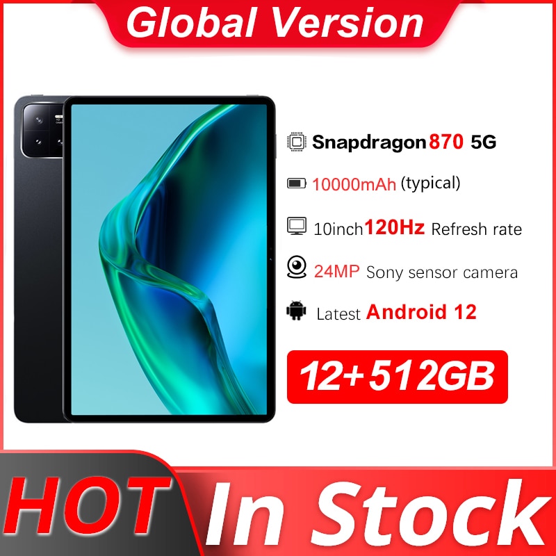 Pad 13 Pro Android Tablet

Snapdragon 870