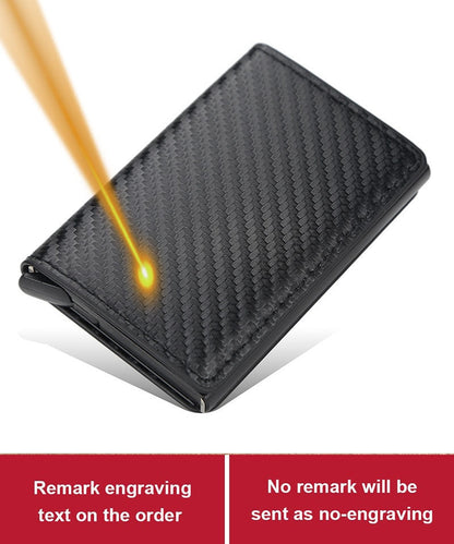 Anti RFID Blocking ID Credit Card Holder