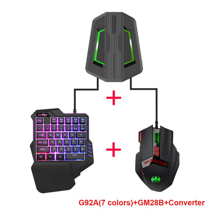 One Handed Keyboard and Mouse Set