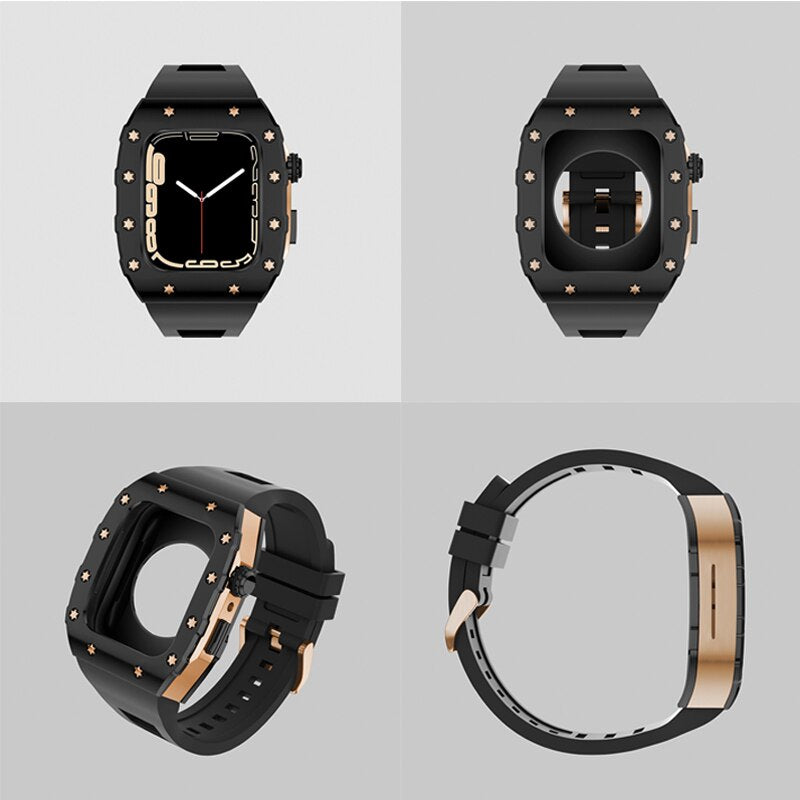 Metal Frame Bezel Case Watch Band for IWatch