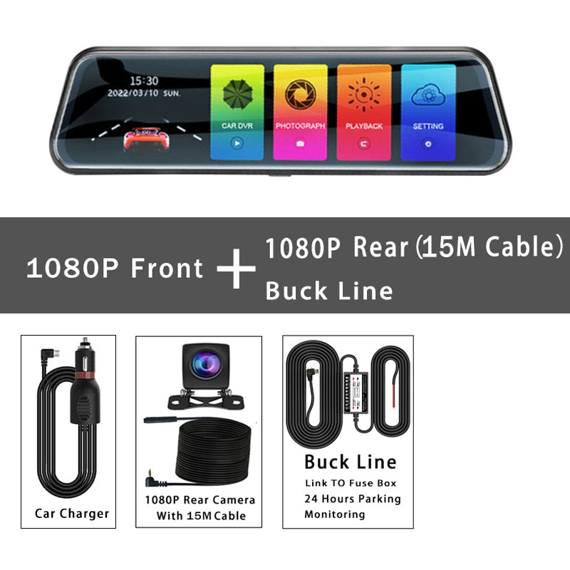 Car Dvr Mirror 10 Inch