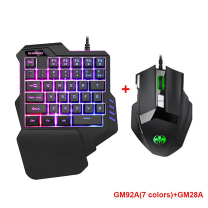 One Handed Keyboard and Mouse Set