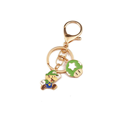 Mario Action Cute Keychain