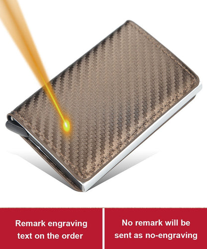 Anti RFID Blocking ID Credit Card Holder