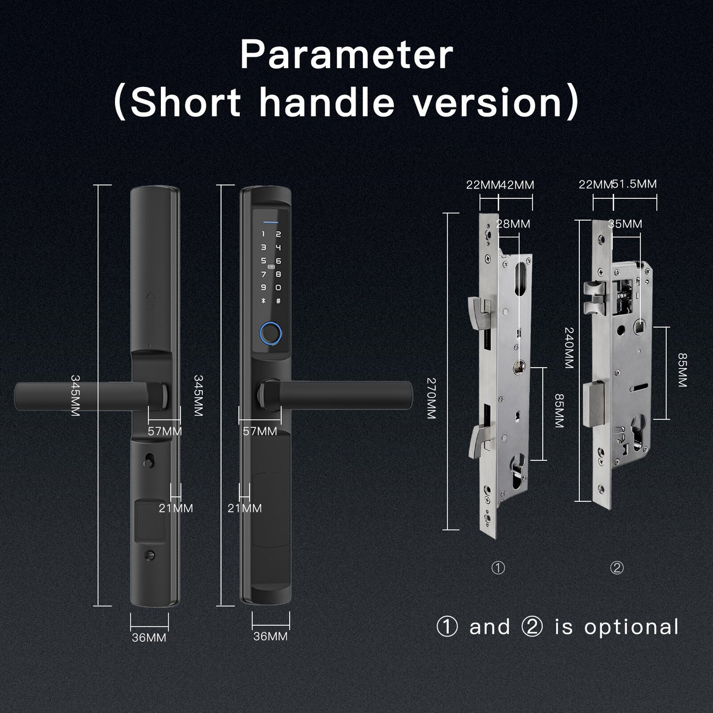 IP66 aluminum lock