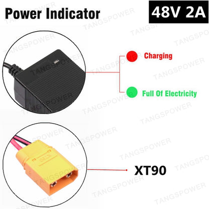 48V 2A electric bike charger