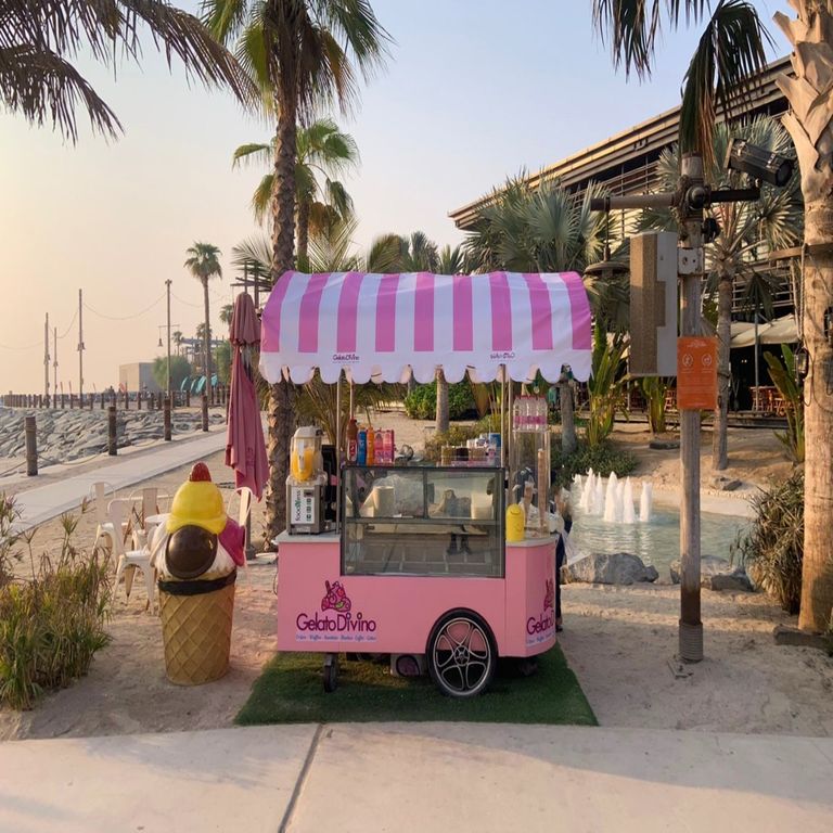 Gelatao Divino Event Trolley - Excaliburs Legend