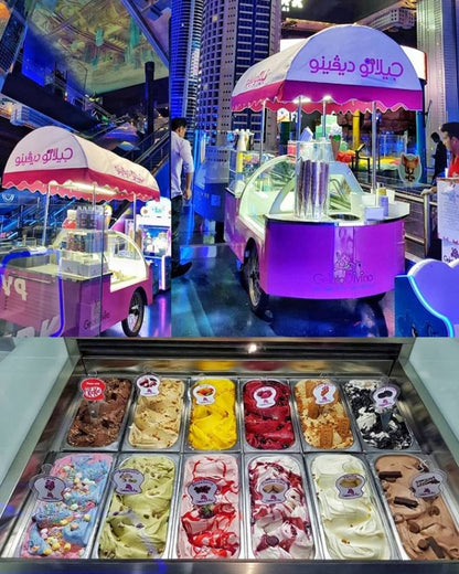 Gelatao Divino Event Trolley - Excaliburs Legend